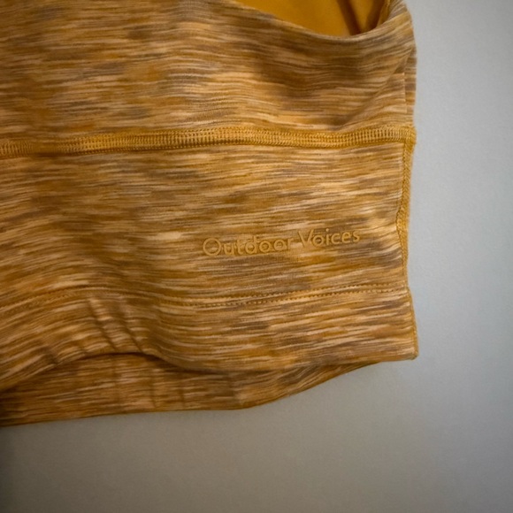 Yellow Outdoor Voices Strappy Sports Bra - Picture 3 of 4